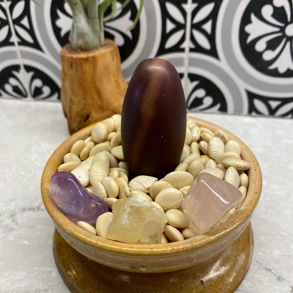 Crystals Shiva Lingam Rose Quartz Citrine Amethyst